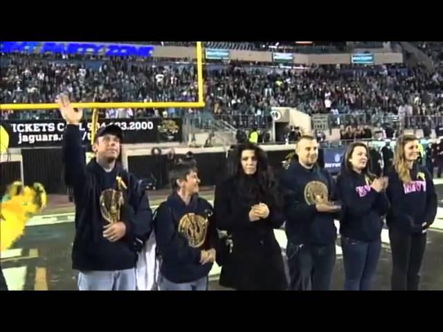 U.S. Sailor Surprises Family During Jacksonville Jaguars NFL Football Game