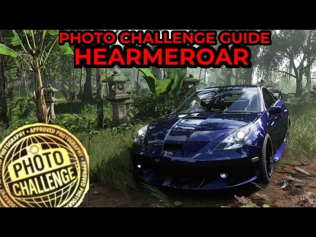 Forza Horizon 5 - Photo Challenge Guide - HEARMEROAR - Stone Lanterns in Ek' Balam - Location