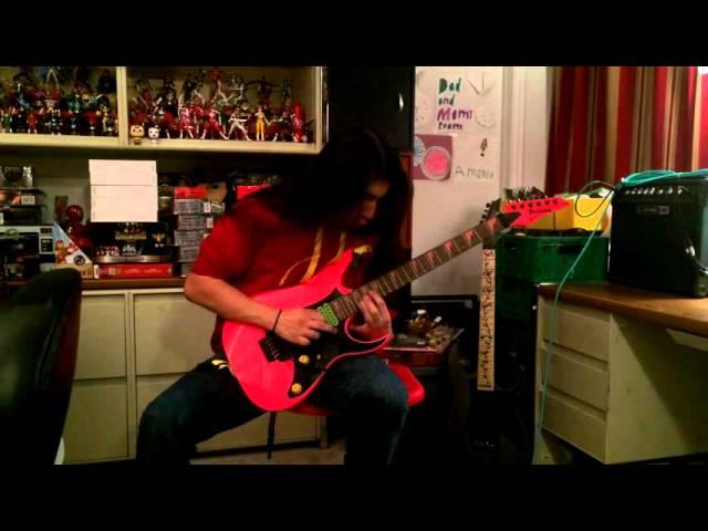 14 Year Old Alan DeLeon Jr. Improvised Shred Solo