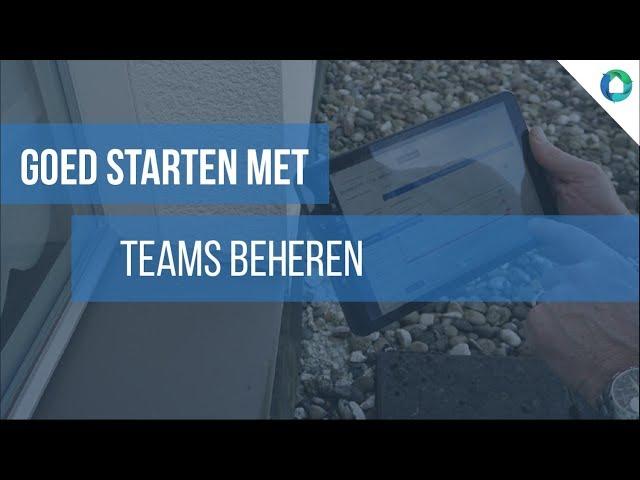 Goed starten met | Teams beheren