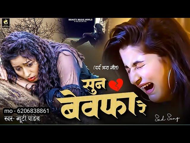 #sad song | सुन बेवफ़ा रे | #2024 का सबसे Hit  बेवफाई गाना | #bhojpuri sad song 2024 #beautypandey