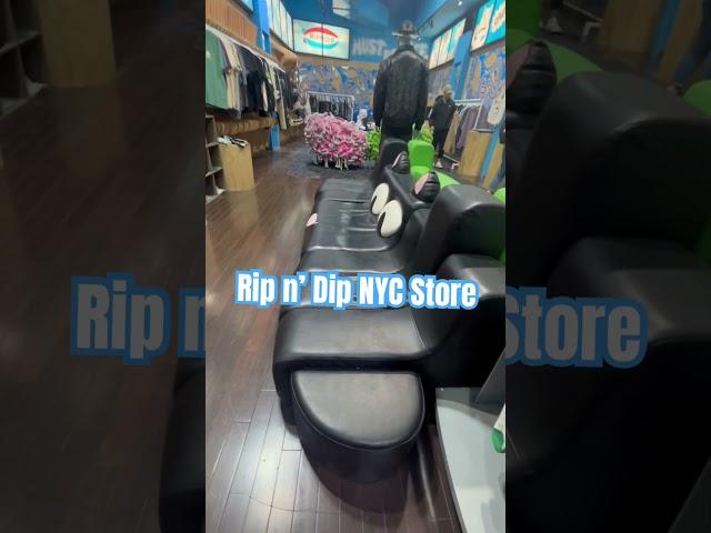 Trippy Decor of Rip n Dip NYC Store #ripndip #nyc #store #newyorkcity #shopping #usa