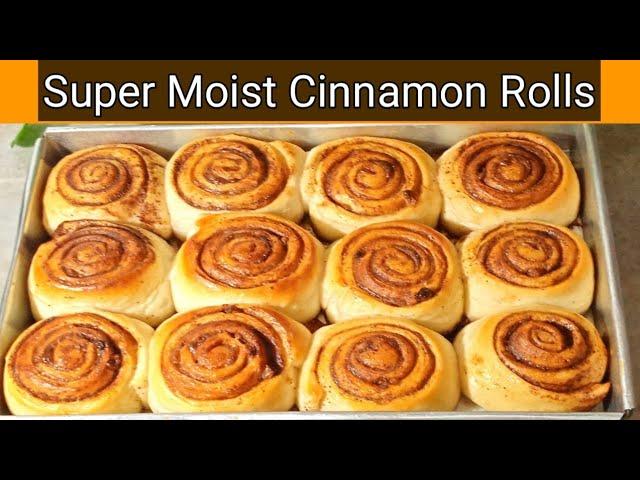 Super Moist Cinnamon Rolls | Quick & Easy Homemade Cinnamon Rolls Recipe | Delicious Cinnamon Rolls