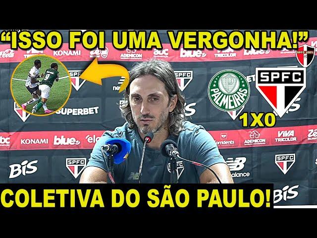 ZUBELDIA ENFURECIDO COM A ARBITRAGEM: "ISSO FOI UMA VERGONHA" | COLETIVA DO SPFC!