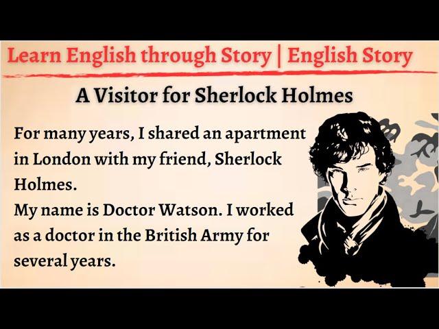 Learn English through Story - Level 3 || Graded Reader || Sherlock Holmes