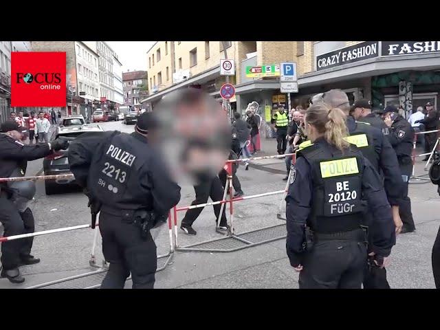 Polizei schießt Angreifer in Hamburg nieder - Video zeigt entscheidende Momente