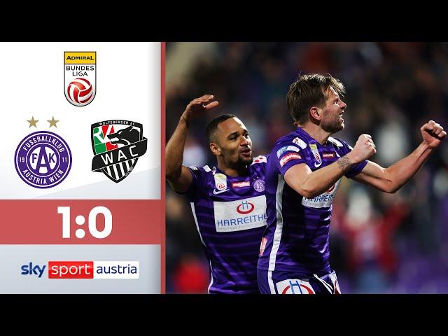 Pentz hält 2 Liendl-Elfmeter | Austria Wien - Wolfsberger AC | Highlights - ADMIRAL Bundesliga