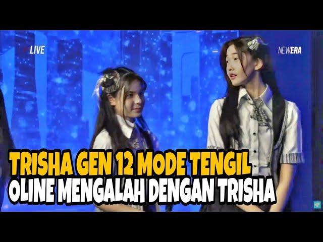 Funny!! Trisha gen 12 JKT48 is in bad fashion, Oline gen 12 gives in to Trisha