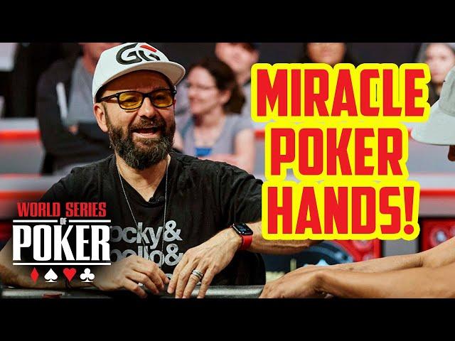 World Series of Poker 2024 Miracle Poker Hands ft Daniel Negreanu