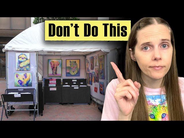 ART FAIR MISTAKES that are destroying your sales