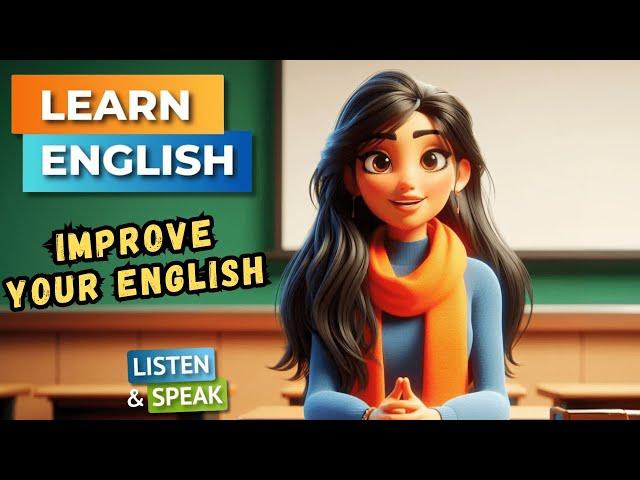 My Journey to Improve My English  | English Stories | English Listening Skills - Speaking Skills