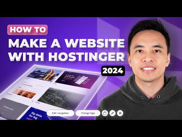 Hostinger Website Builder Tutorial - Create a Professional Website, Blog & Online Store 2024