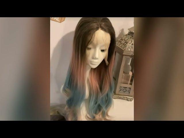 SylviaStyle® Synthetic Lace Front Wig│Gradient Wig Unboxing