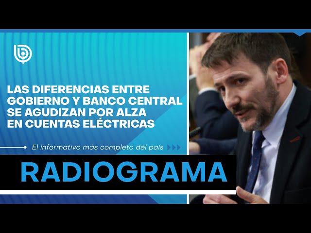 DIFERENCIAS ENTRE GOBIERNO Y BANCO CENTRAL se agudizan por alza en cuentas eléctricas