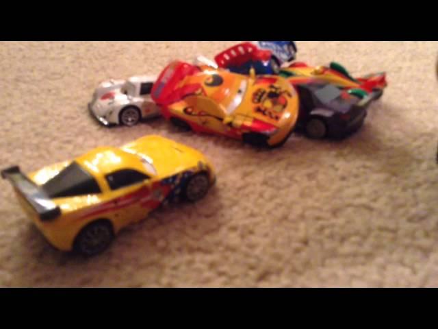 Pixar Cars 2 Porto Corsa Crash Reenactment