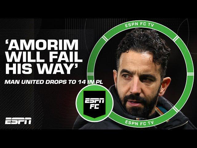 'If Amorim's gonna fail, he'll fail his way' ️ Robbo on Man United 2-0 loss vs. Newcastle | ESPN FC