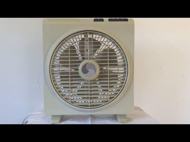 Vintage 1986 Airmaster 12" Box Fan Test