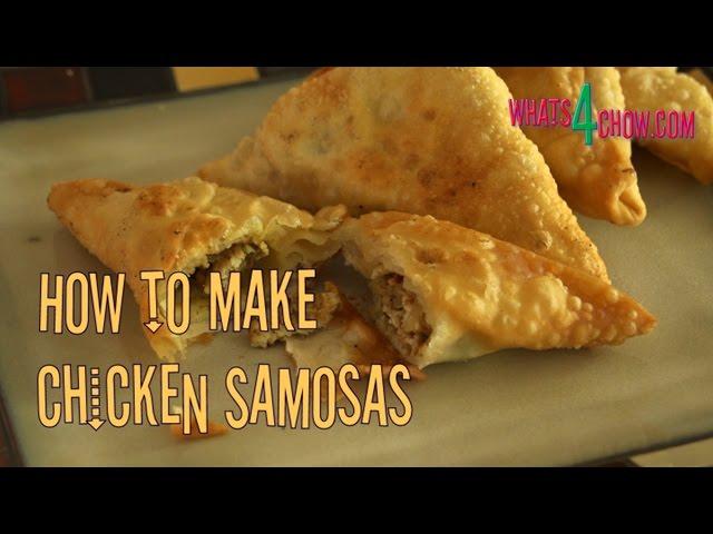 How to Make Chicken Samosas From Scratch. Tasty Homemade Chicken Curry Samosa Recipe.