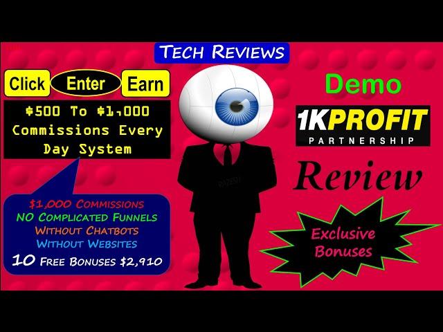 1K Profit Partnership Review, Bonuses, Demo: Done-For-You High Ticket Business That Makes $1,000/Day