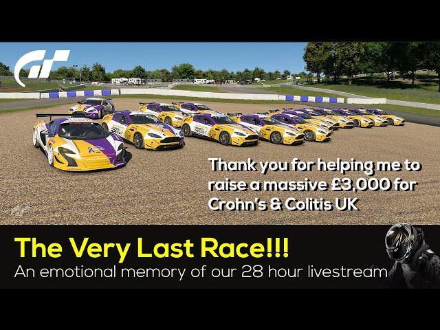 The Very Last Race of my 28 Hour Charity Livestream for Crohn's & Colitis UK - #granturismo7