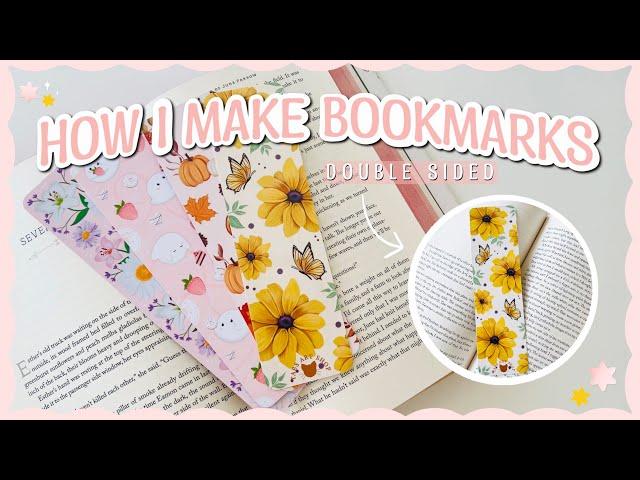 How To Make Bookmarks | Double Sided  procreate tutorial for double sided bookmarks