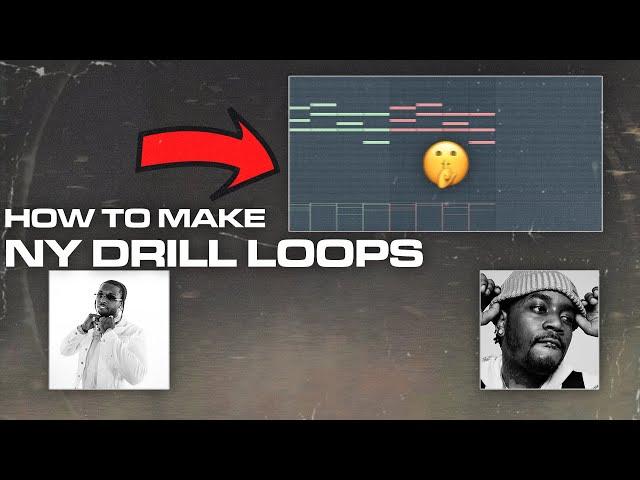 HOW TO MAKE NY DRILL LOOPS! | Pop Smoke, Fivio Foreign,  | FL Studio 20 Tutorial