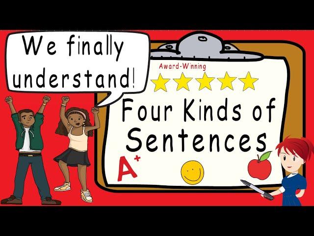 Four Kinds of Sentences | Award Winning Teaching Video | Four Types of Sentences | Complete Sentence