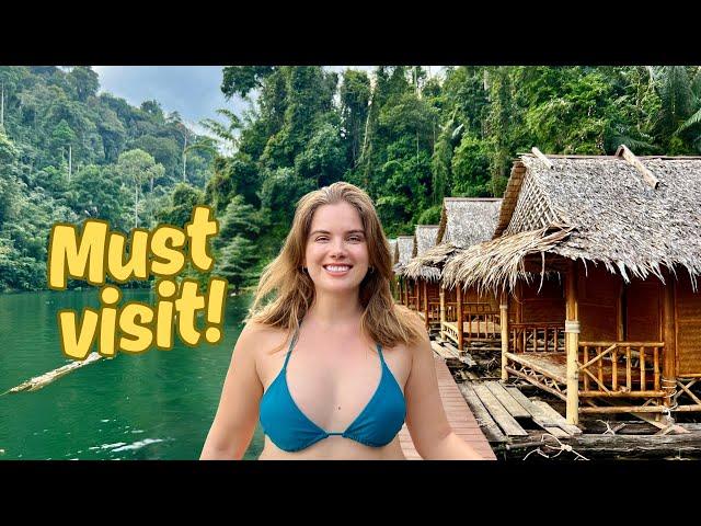 THE MOST BEAUTIFUL NATIONAL PARK IN THAILAND | Khao Sok Jungle Adventure