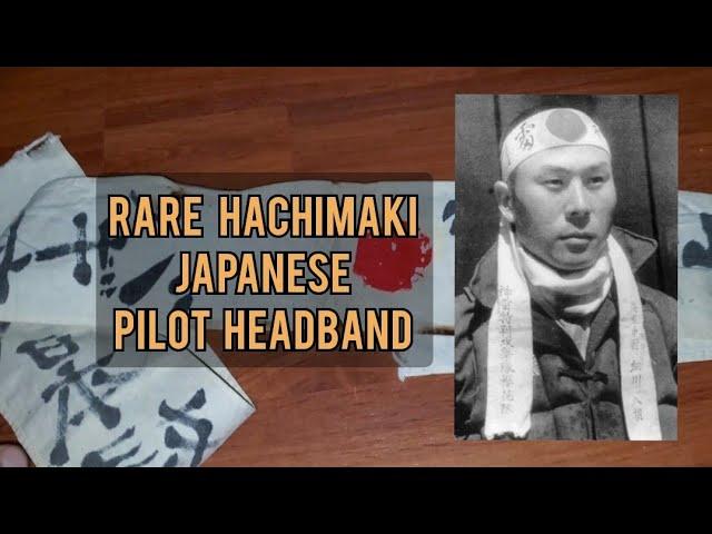 rare kamikaze hachimaki Japanese pilot's headband #kamikaze #samurai #ww2 #Japan