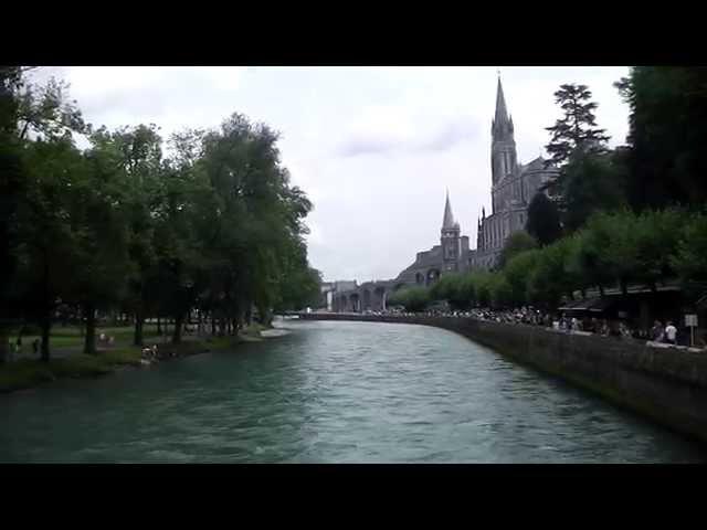 River Gave de Pau, Lourdes, France