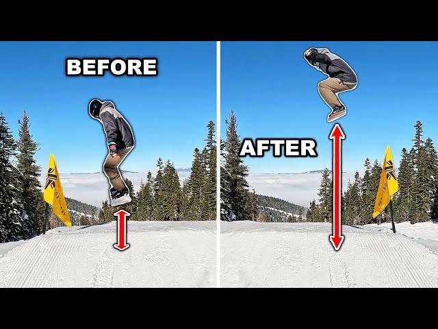 Do This To Jump Higher On Your Snowboard