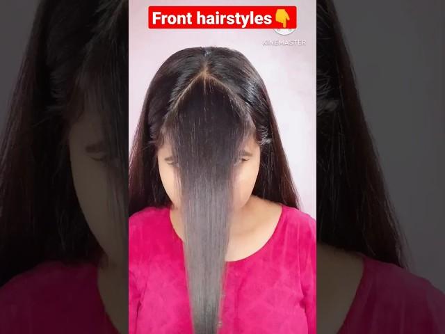 Easy open hairstyles for medium hair || front hairstyle || #viraltrend #shortsviral #trendingnow