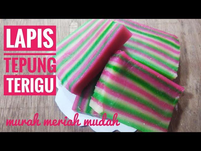 Resep lapis tepung terigu murah meriah mudah