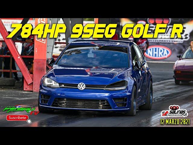 784HP 9seg GOLF R | Salinas Speedway | PalfiebruTV