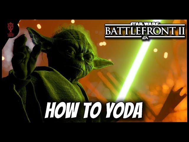 How To Play Yoda in Heroes Vs Villains - Star Wars Battlefront 2 Gameplay Tips