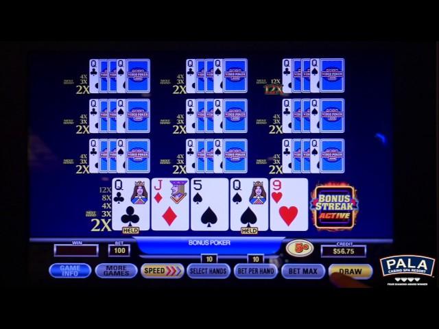 Pala Casino: Ultimate X Poker Bonus Streak Slot Machine