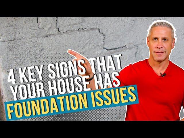 4 Key Signs That Your House Has Foundation Issues