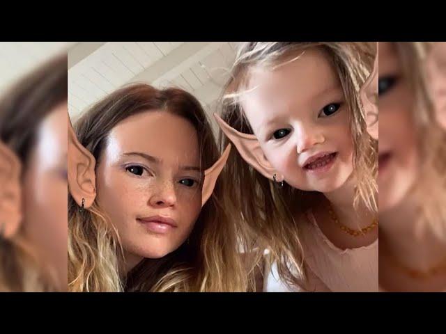 Behati Prinsloo Shares RARE Photo of Her and Adam Levine's Daughter Gio in Birthday Tribute