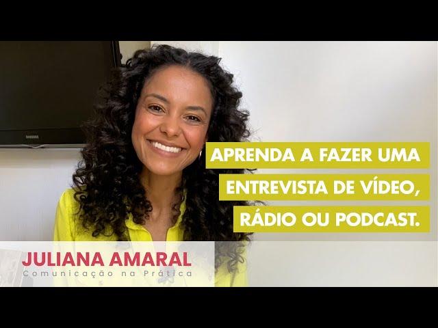 Aprenda a fazer uma entrevista de vídeo, rádio ou podcast. Comunicação na Prática 35