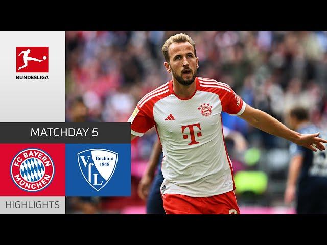 FC Bayern München - VfL Bochum 7-0 | Highlights | Matchday 5 – Bundesliga 2023/24