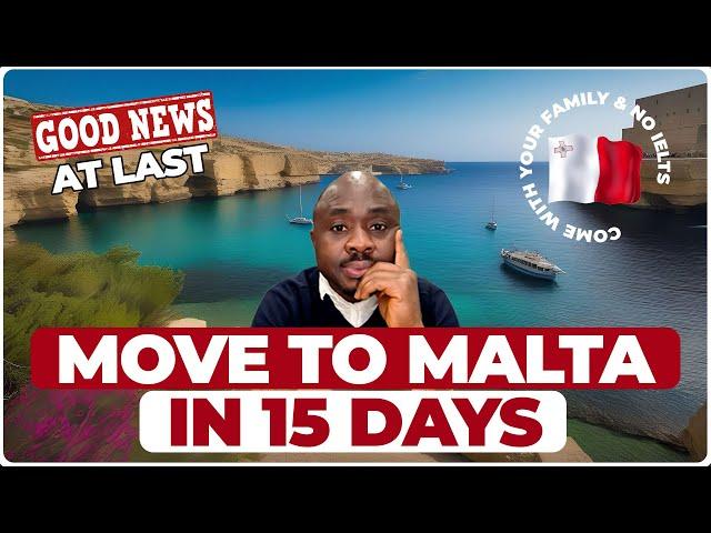 How To Relocate To Malta With Your Family In Just 15 Days In 2024 ( Malta Work Permit Update 2024)