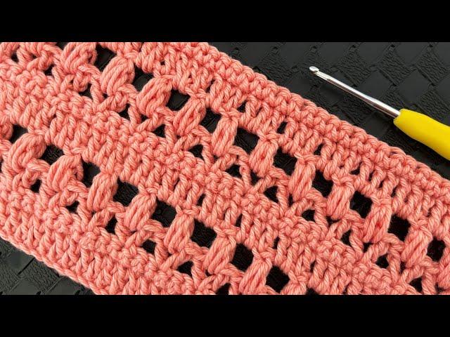 SIMPLE AND EASY CROCHET STITCH