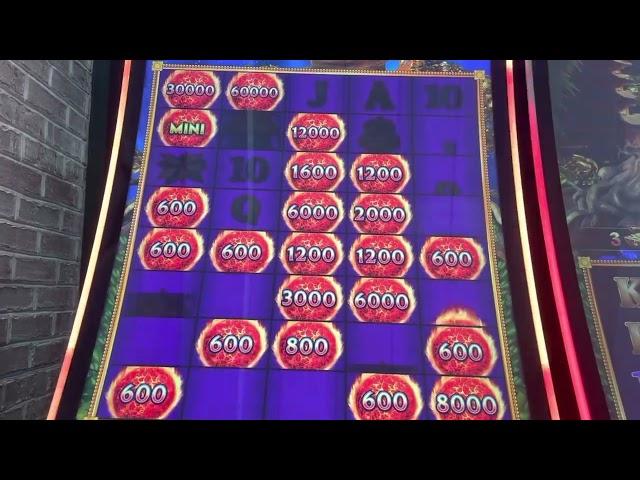 Delaware Park Ultimate Fire Link $6max bet penny denom! Nice Jackpot!