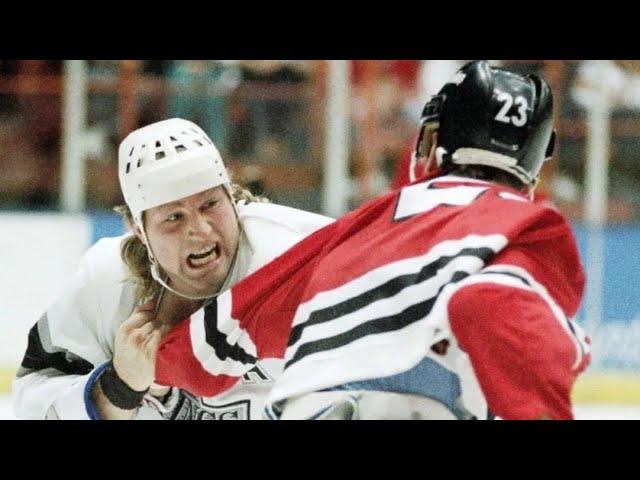 Marty McSorley vs. Stu Grimson rivalry (all 5 rounds)