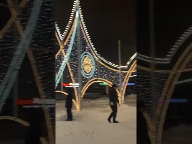 Казань новогодняя 2024 #russia #kazan #tatarstan #казань #казаньсегодня