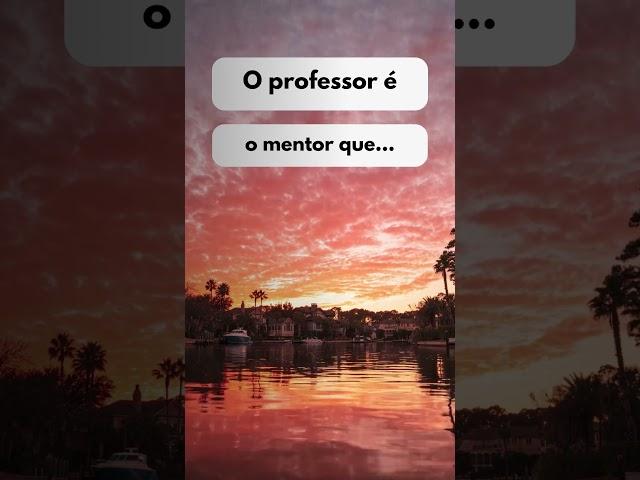 O professor é... #01