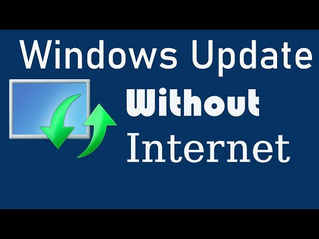 How to  Update Windows 7, 8 or 10  Without Internet । EraIT