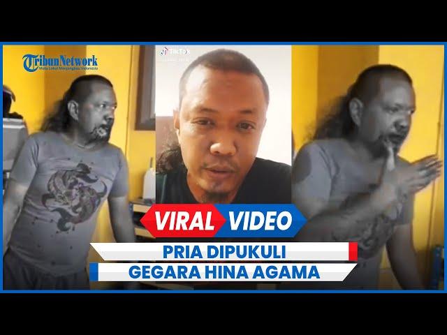 Pria Dipukuli Warga Gegara Upload Konten Hina Allah dan Nabi Muhammad