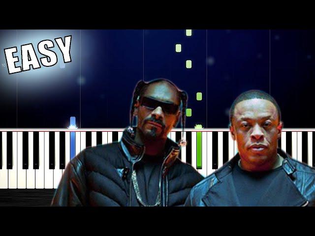 Dr. Dre ft. Snoop Dogg - The Next Episode - EASY Piano Tutorial by PlutaX