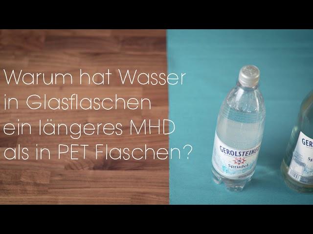 Haltbarkeit und Lagerung von Mineralwasser - Nachgefragt bei Gerolsteiner - Folge 3